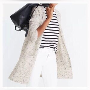 Madewell Donegal Kent Cardigan Sweater Lagenlook Wool Blend